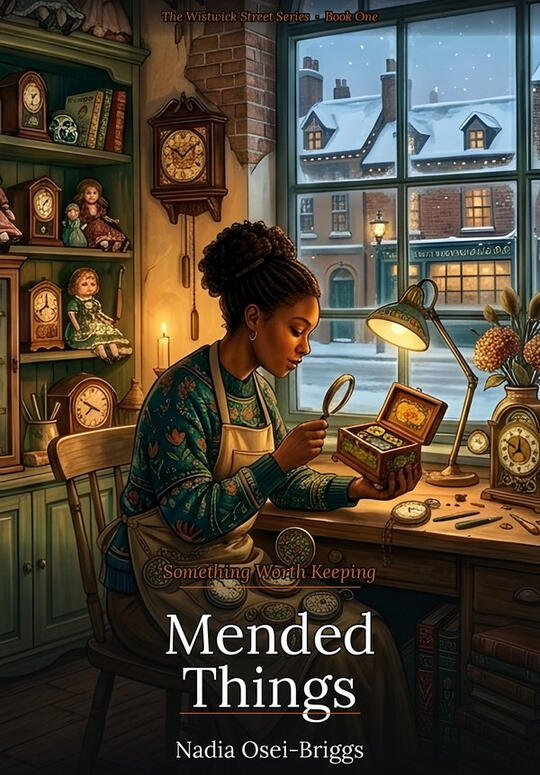 I write quietly magical stories about the objects people keep, the communities that find each other eventually, and the histories that survive because someone thought they were worth saving.